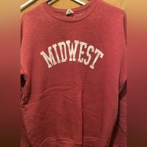 Oat Collective Crew - Heathered Maroon - MIDWEST